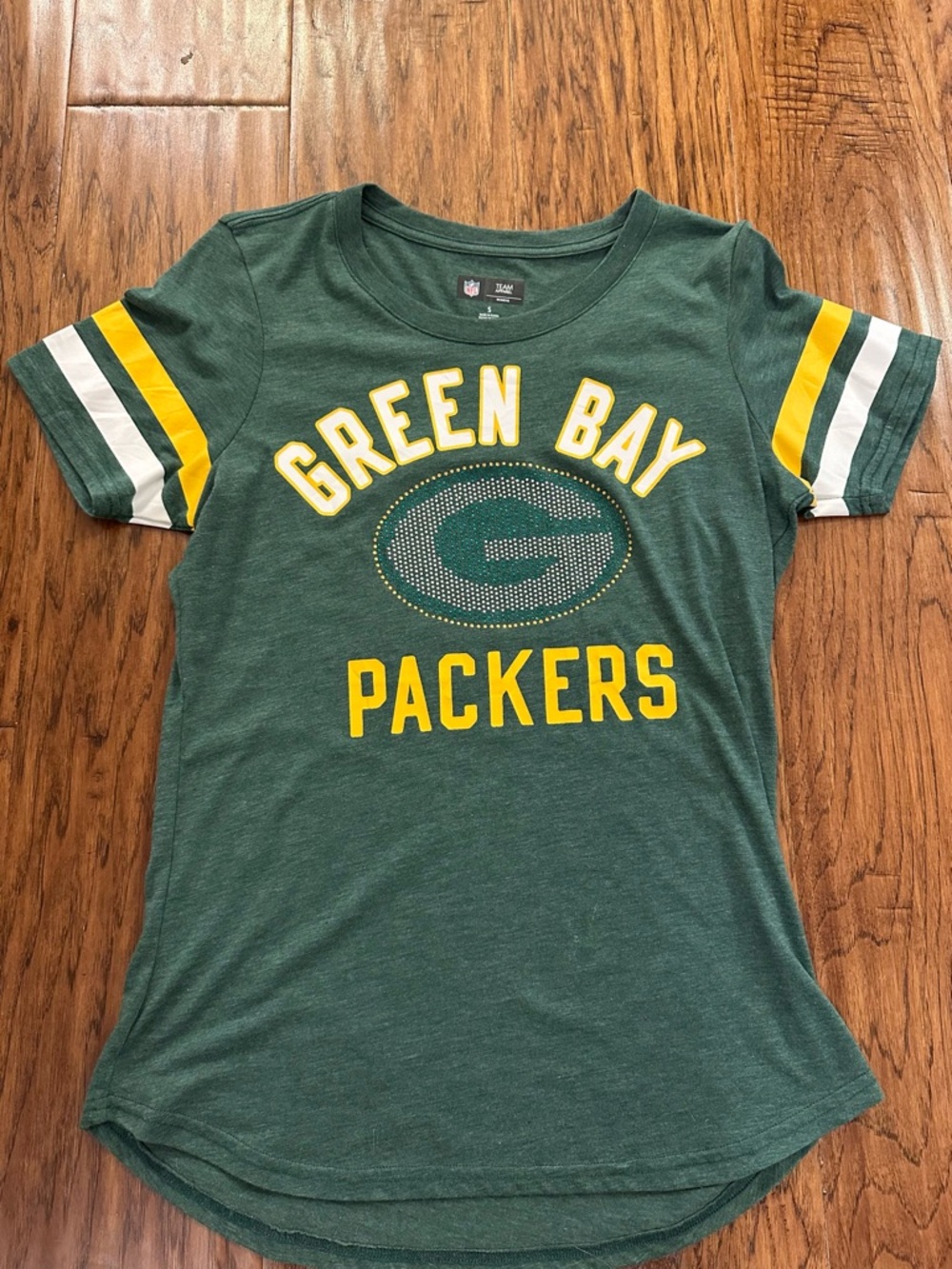 Green & Yellow Green Bay Packers Short Sleeve Tee
